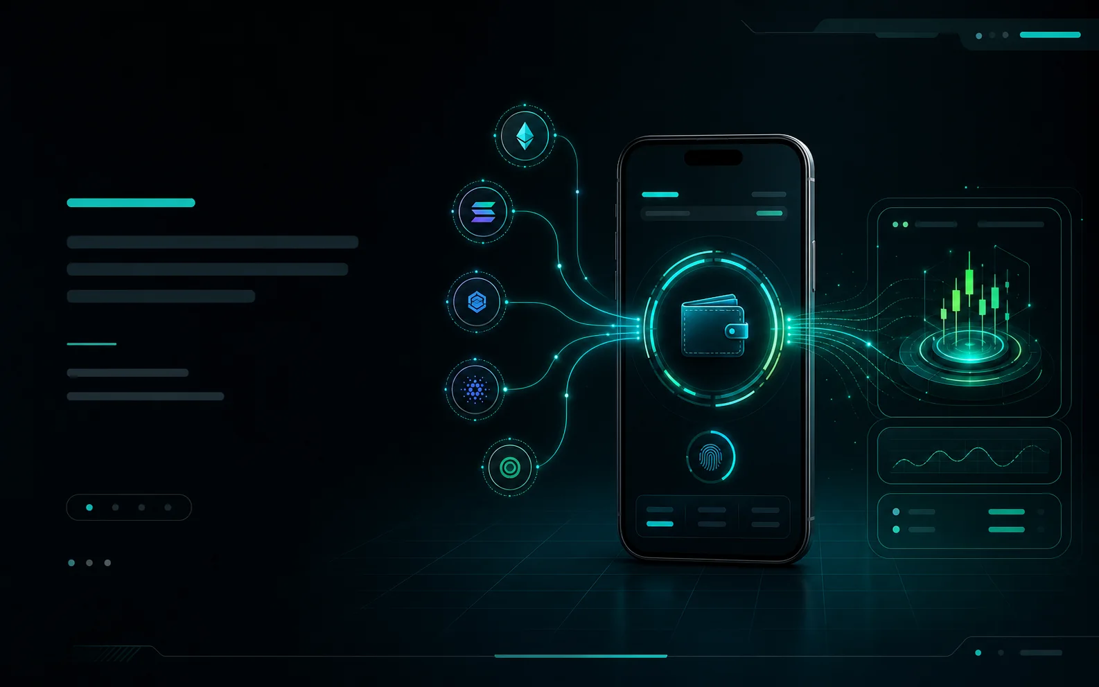 Mobile DeFi wallet interface