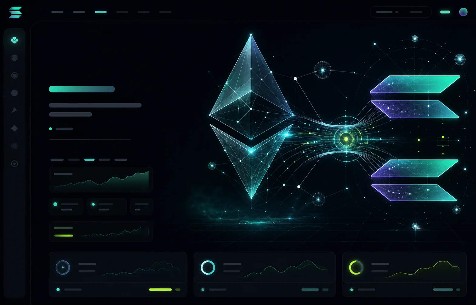 Multi-chain trading interface