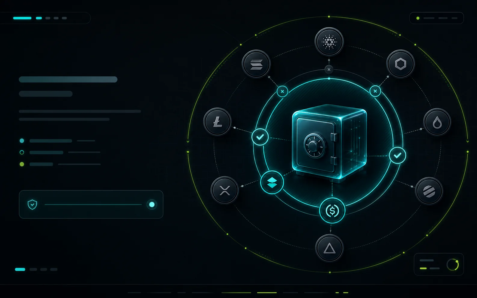 Allocated asset control interface